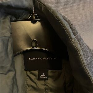 Banana Republic Dark Gray Pinstripe Blazer